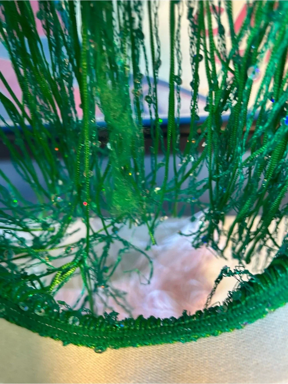 Shade Critters Green Hula & pink fringe skirts ⭐️5FOR$25⭐️